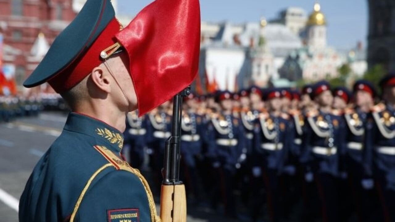 Rusko oslava prehliadka deň víťazstva vojaci (SITA)